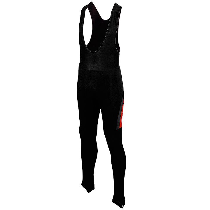 Kids Bib Tights Infinity black-red